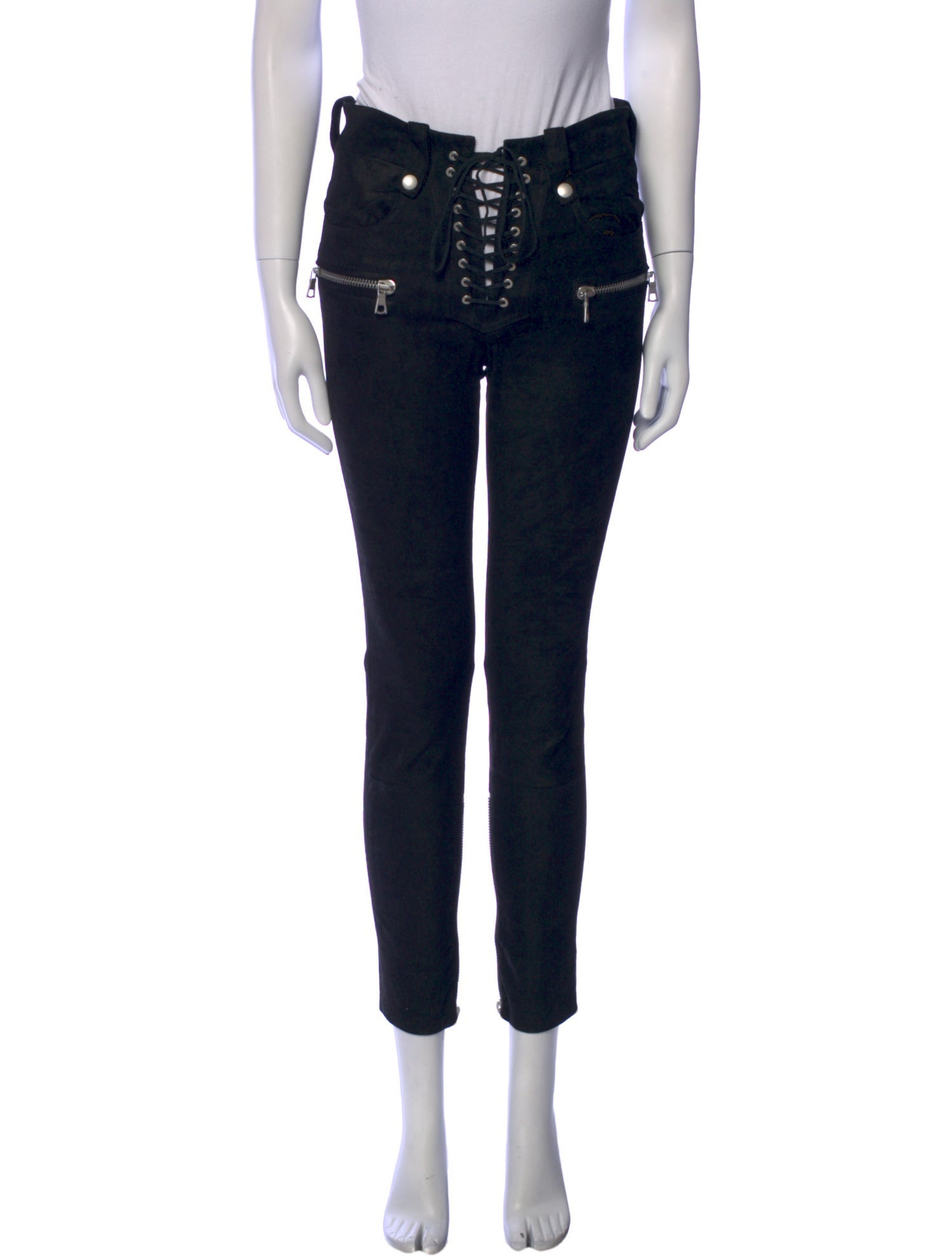 Unravel Project Leather Skinny Leg Pants