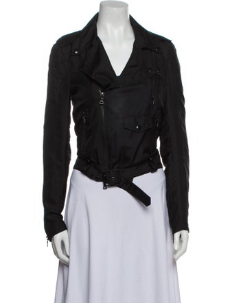 Unravel Project Silk Biker Jacket