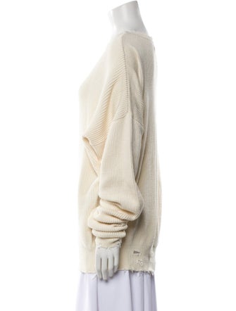 Unravel Project Scoop Neck Long Sleeve Tunic