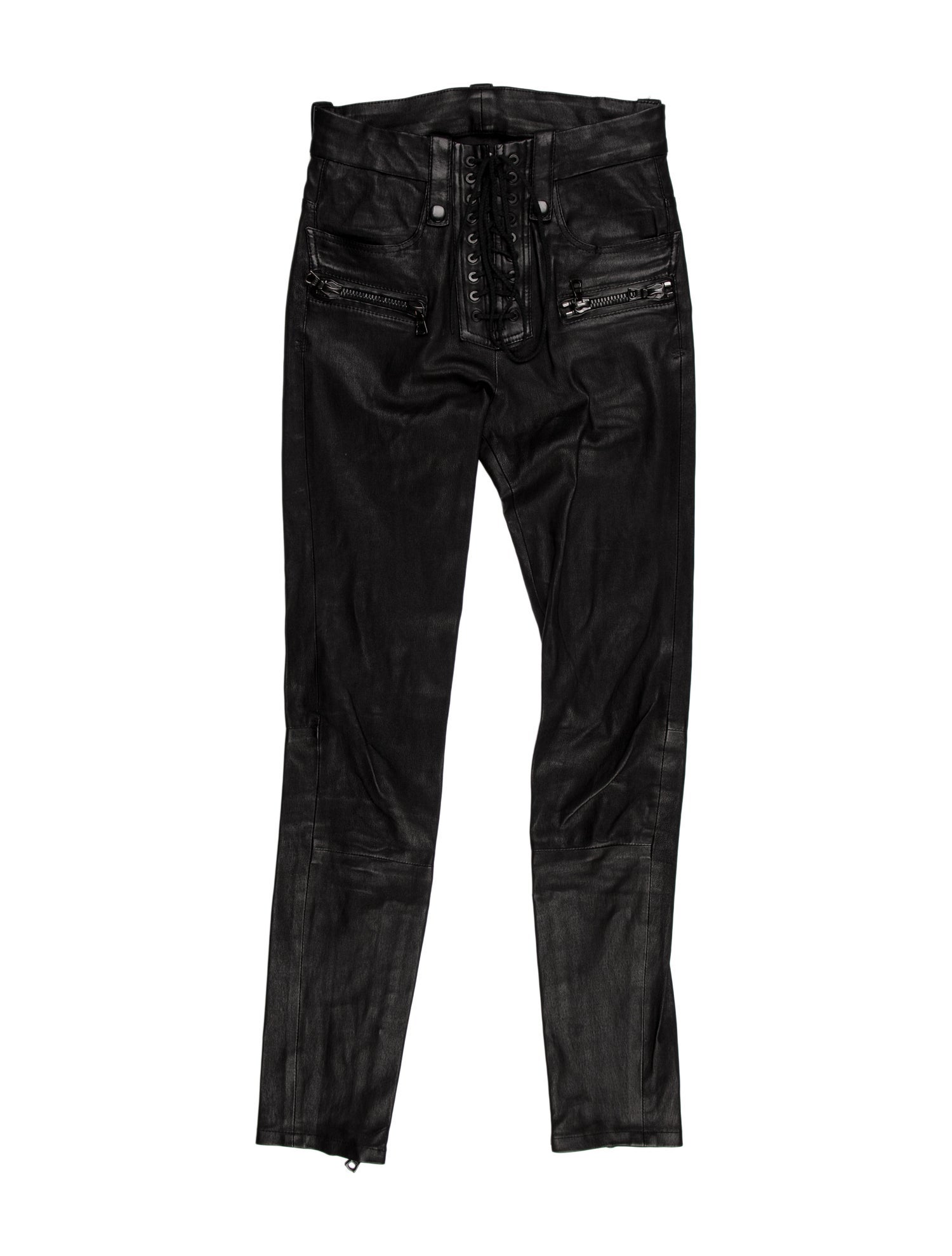 Unravel Project Leather Skinny Leg Pants