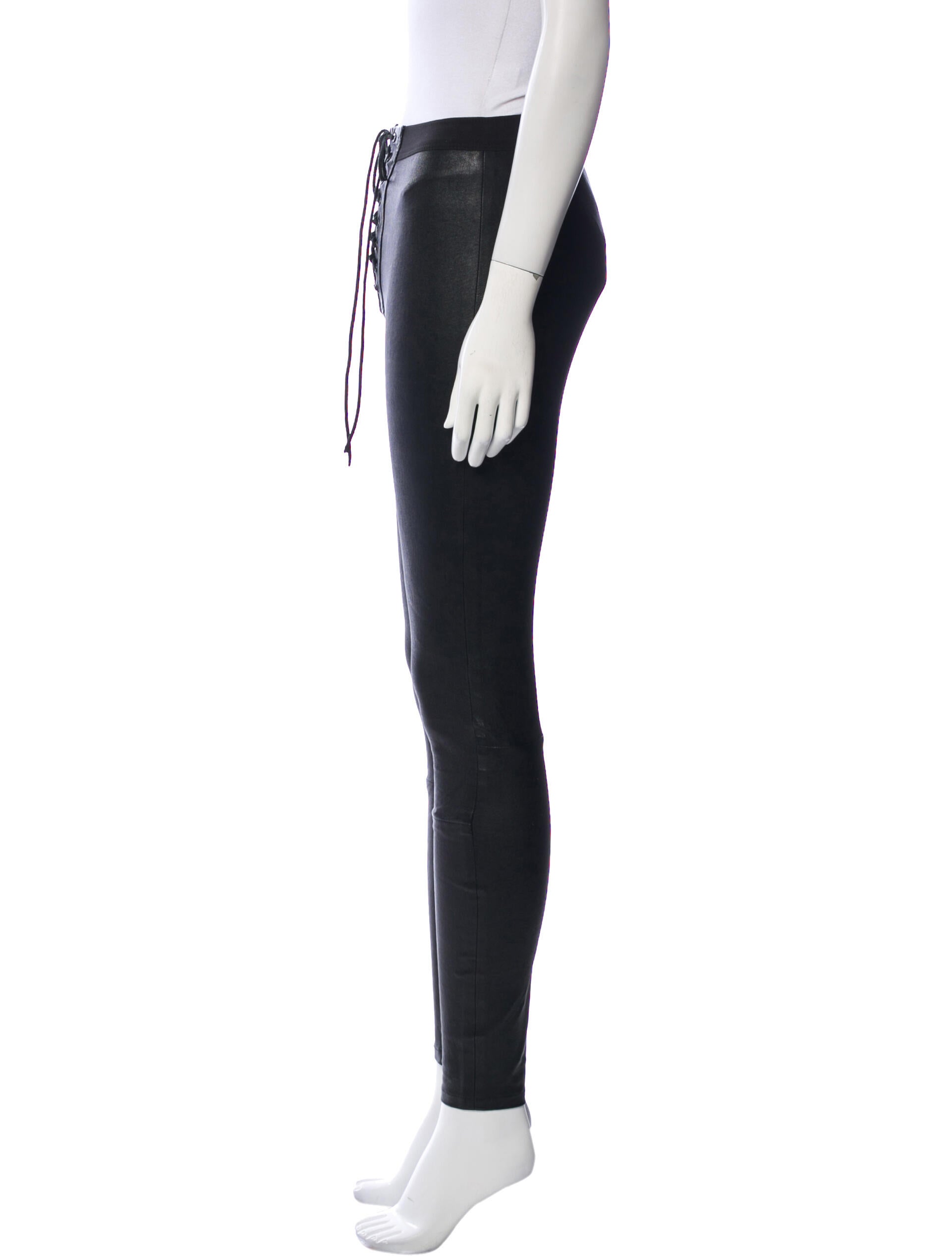 Unravel Project Leather Skinny Leg Pants