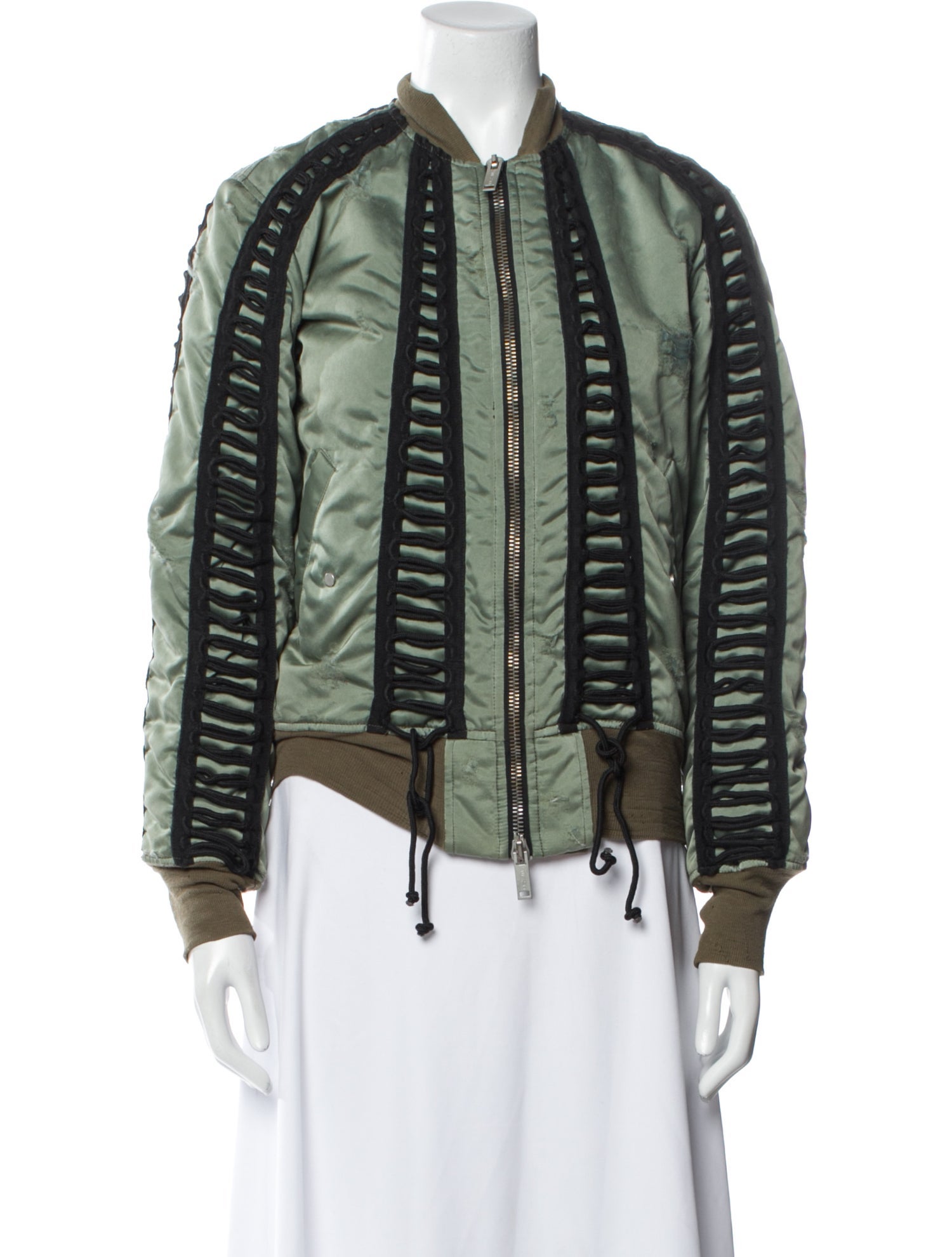 Unravel Project Striped Jacket