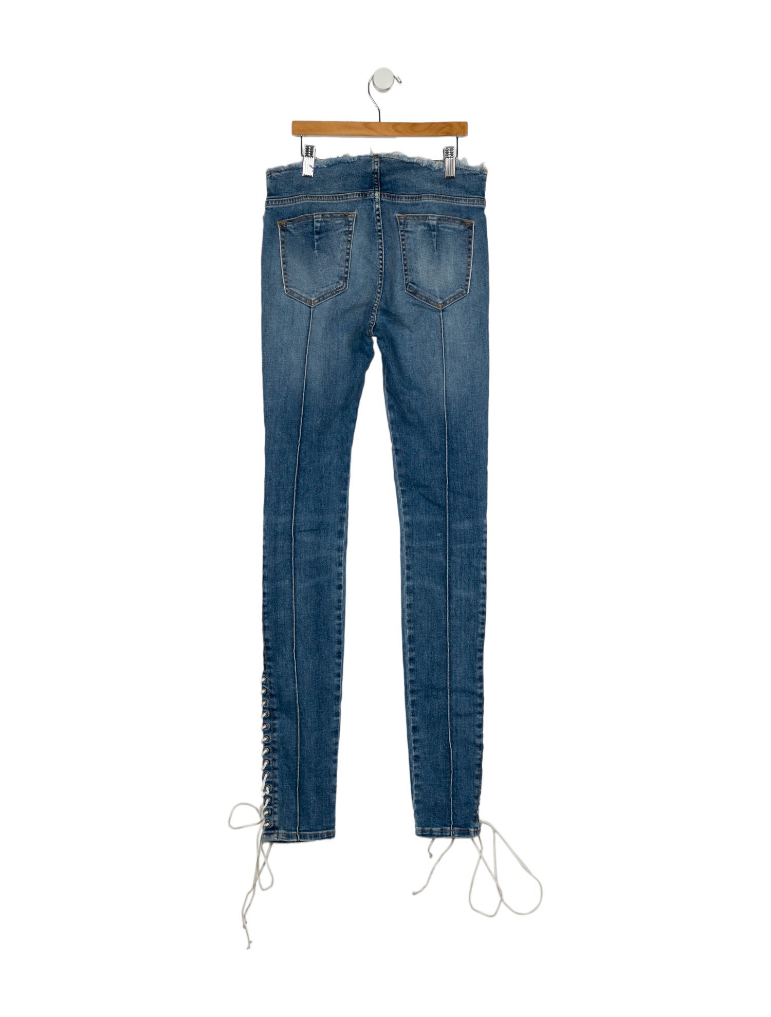 Unravel Project Mid-Rise Skinny Leg Jeans