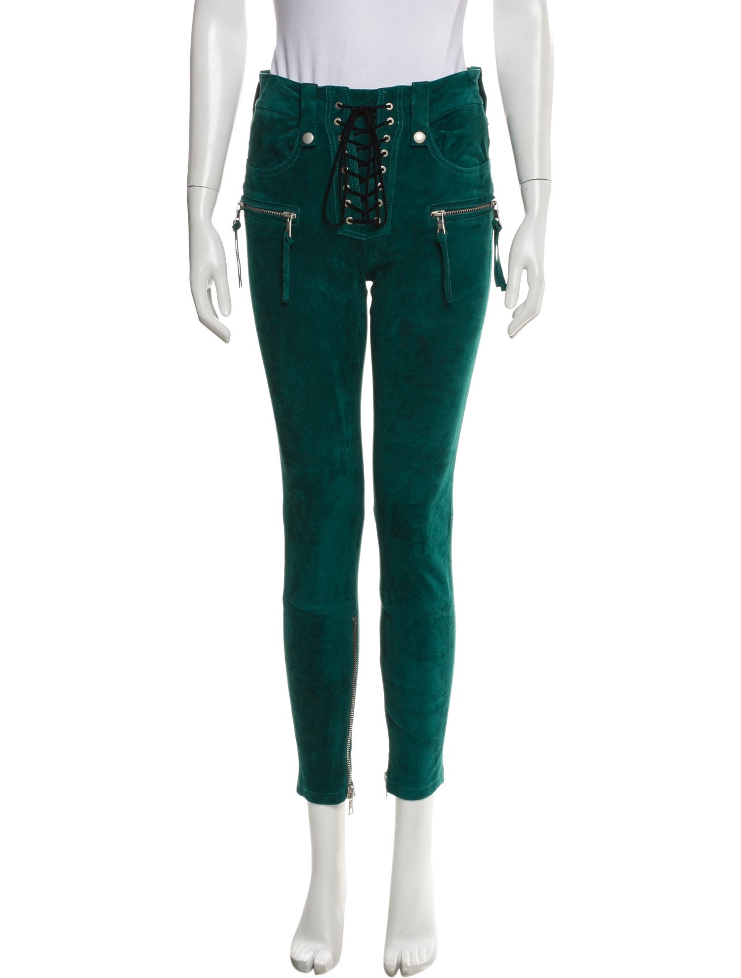 Unravel Project Leather Skinny Leg Pants