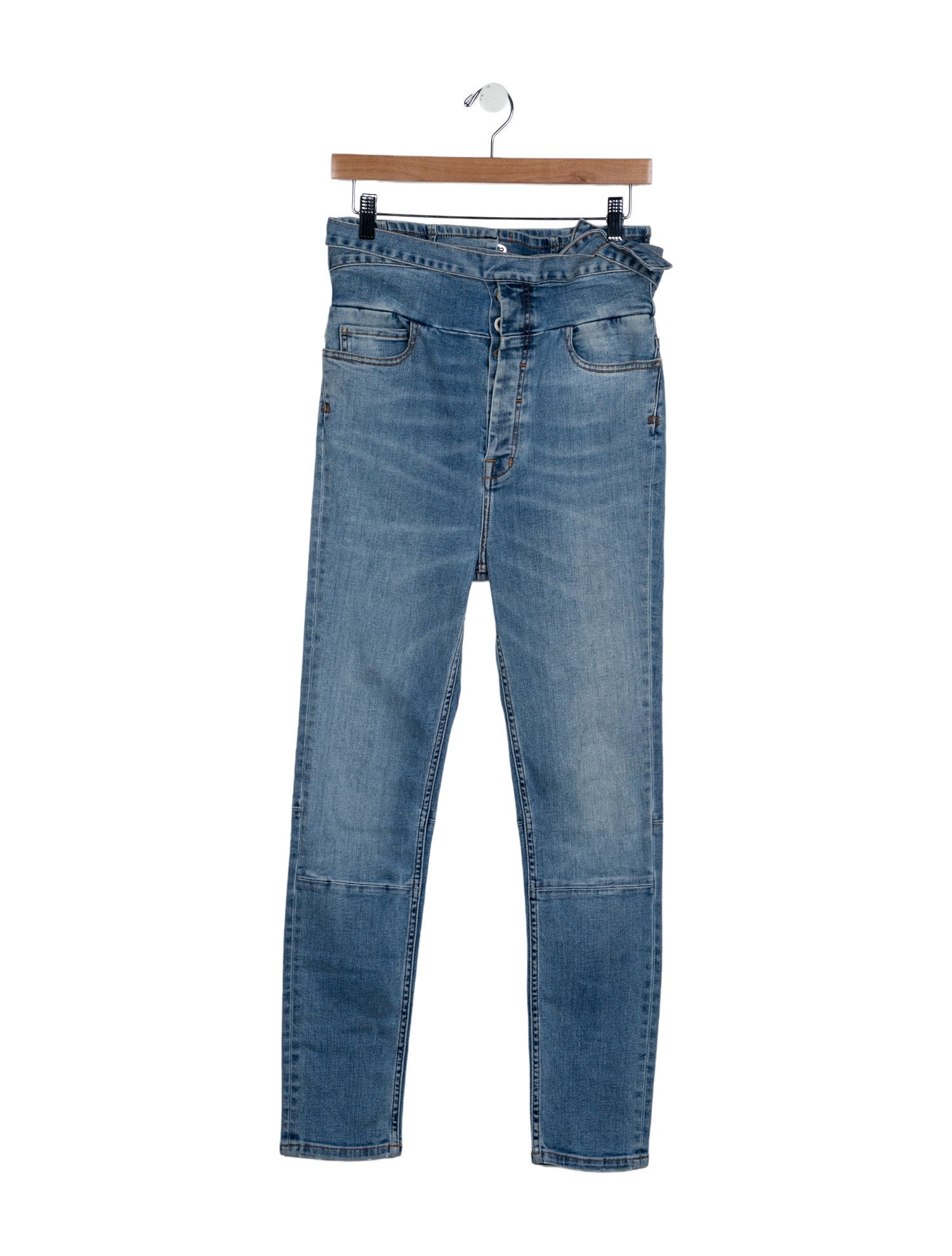 Unravel Project High-Rise Skinny Leg Jeans