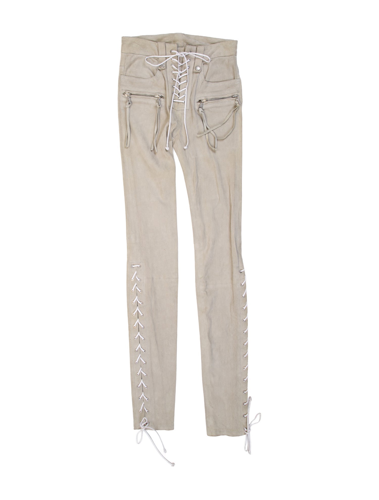 Unravel Project Suede Skinny Leg Pants