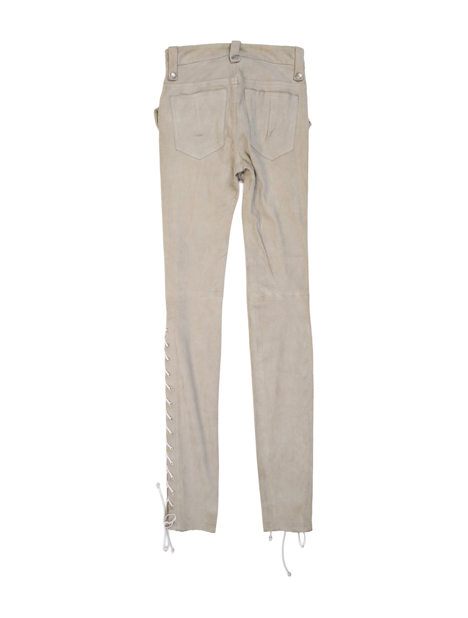 Unravel Project Suede Skinny Leg Pants