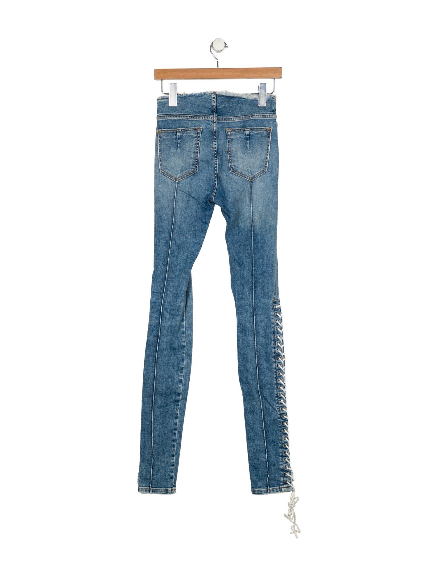 Unravel Project Mid-Rise Skinny Leg Jeans