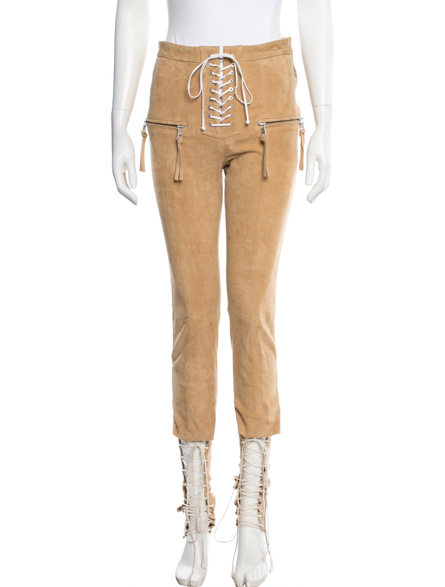 Unravel Project Skinny Leg Pants