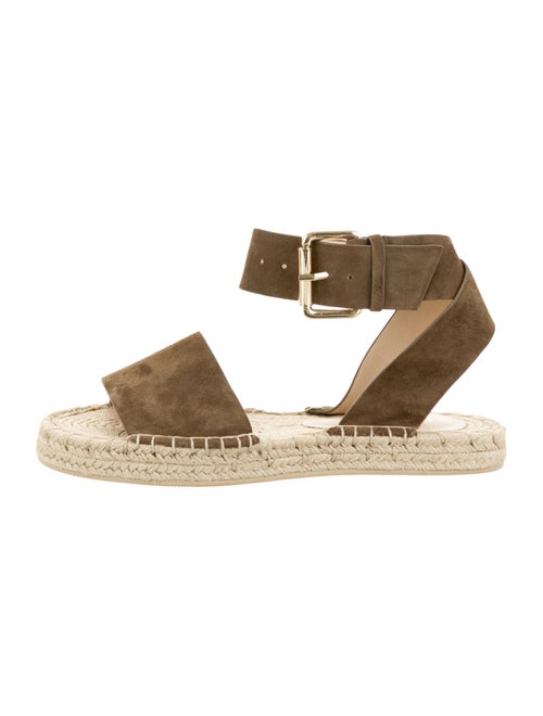 Raye Suede Flat Espadrilles Suede Espadrilles Brow