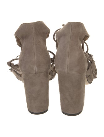 Raye Suede Tassel Accents Gladiator Sandals