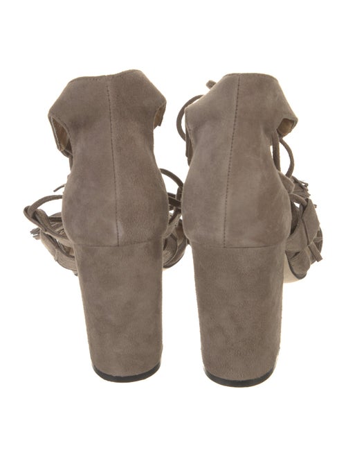 Raye Suede Tassel Accents Gladiator Sandals