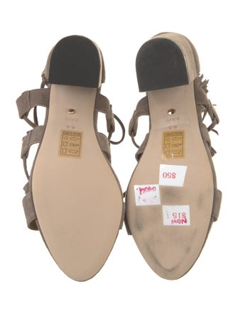 Raye Suede Tassel Accents Gladiator Sandals