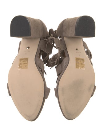 Raye Suede Tassel Accents Gladiator Sandals