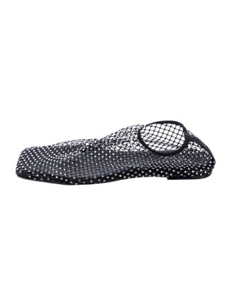 Raye Patterned Crystal Embellishments Flats
