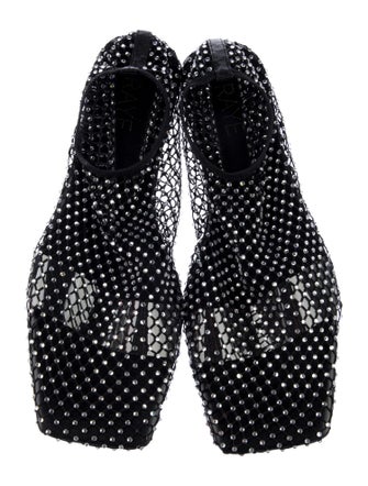 Raye Patterned Crystal Embellishments Flats