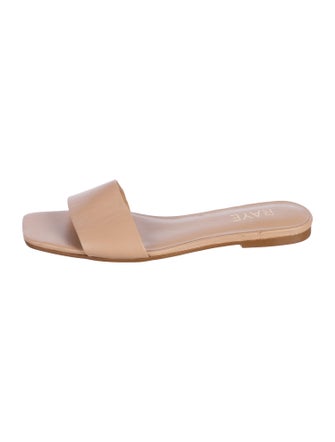 Raye Leather Slides