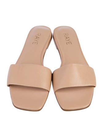 Raye Leather Slides