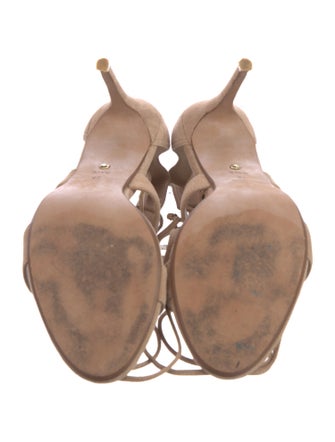 Raye Suede T-Strap Sandals