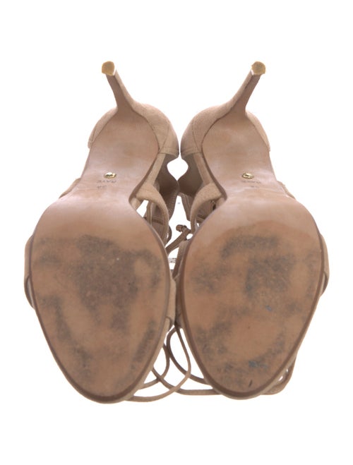 Raye Suede T-Strap Sandals