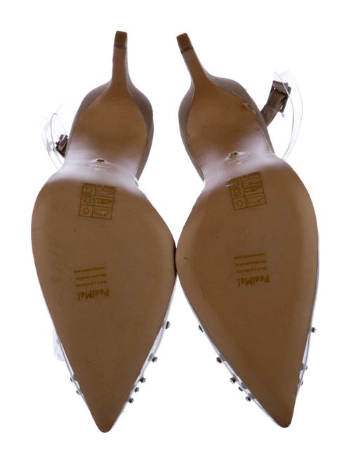 Raye Leather Crystal Embellishments D'Orsay Pumps