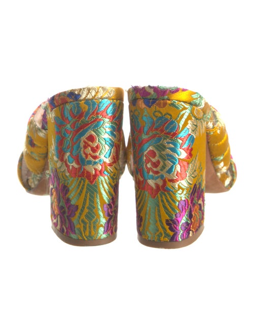 Raye Satin Floral Print Slides