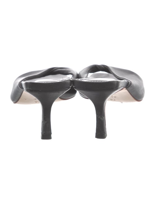 Raye Leather Embroidered Accent Slides