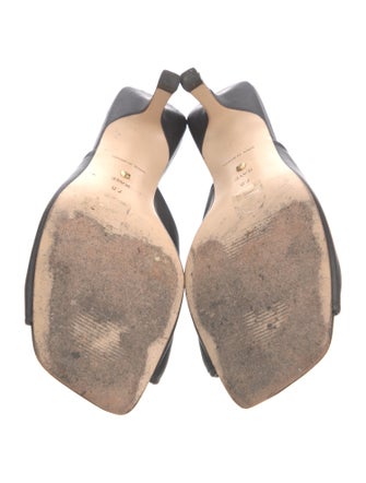 Raye Leather Embroidered Accent Slides