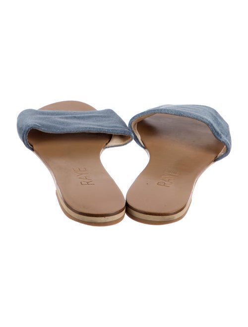 Raye Leather Colorblock Pattern Slides