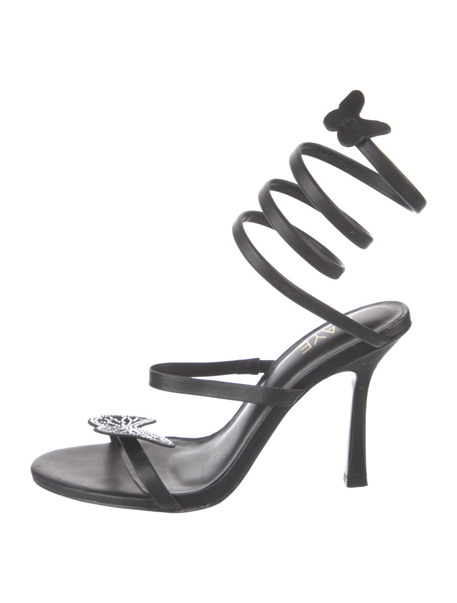 Raye Leather Crystal Embellishments Gladiator Sandals