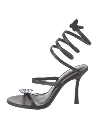 Raye Leather Crystal Embellishments Gladiator Sandals