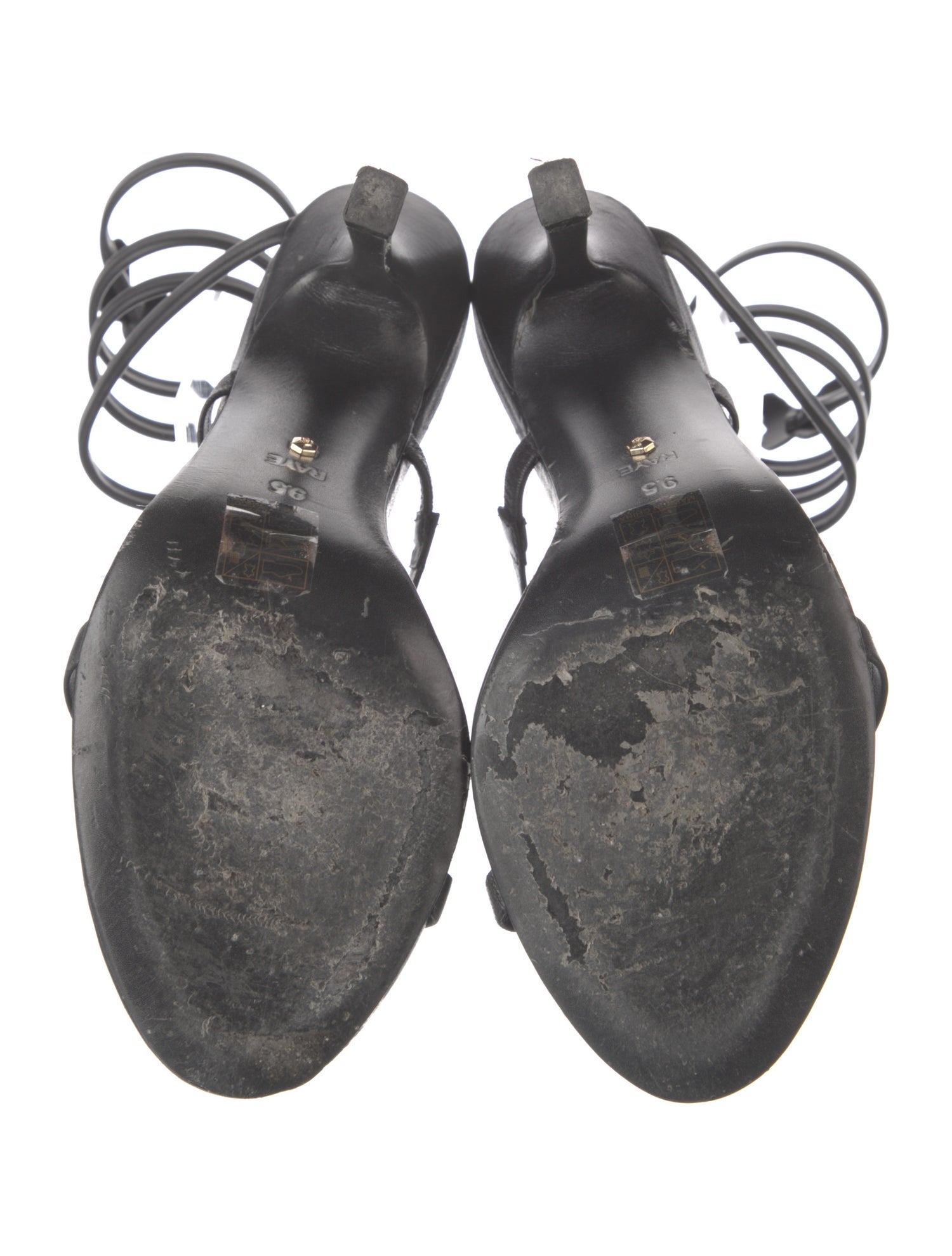 Raye Leather Crystal Embellishments Gladiator Sandals