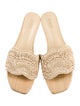 Raye Raffia Slides