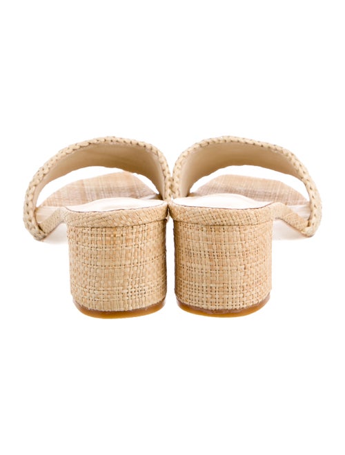 Raye Raffia Slides