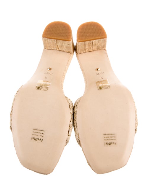 Raye Raffia Slides