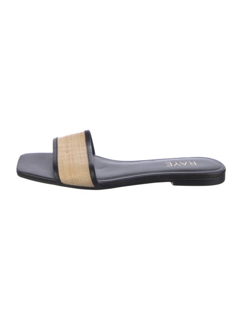 Raye Raffia Slides