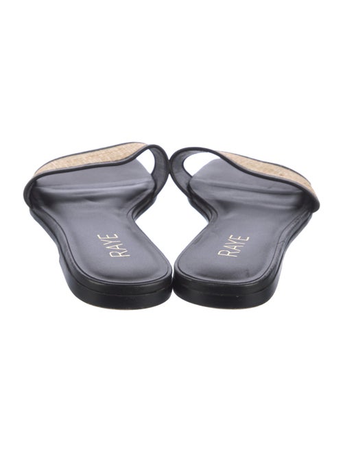 Raye Raffia Slides