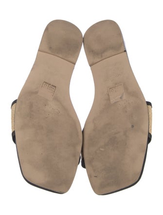 Raye Raffia Slides