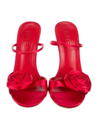 Raye Satin Slides