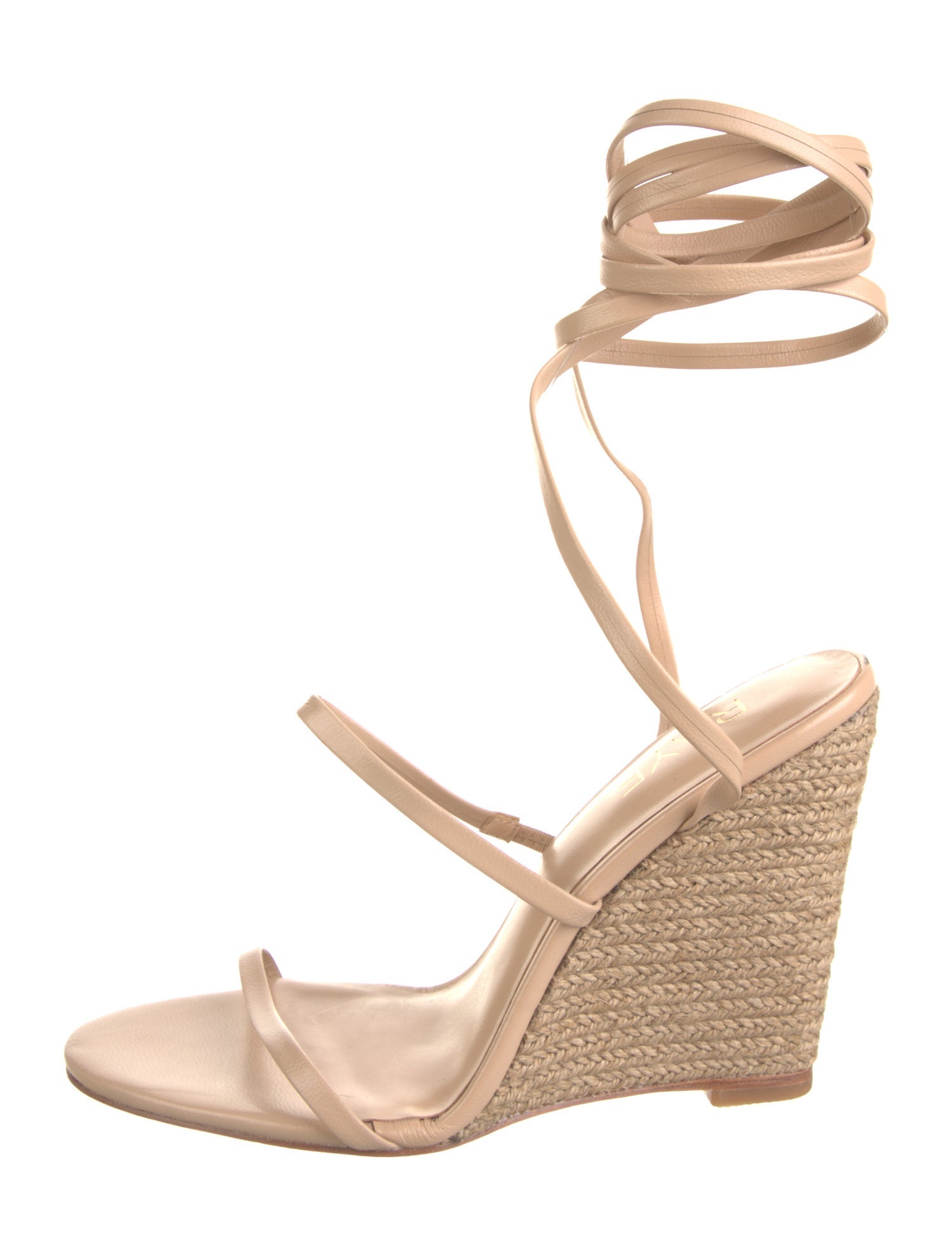 Raye Leather Braided Accents Espadrilles