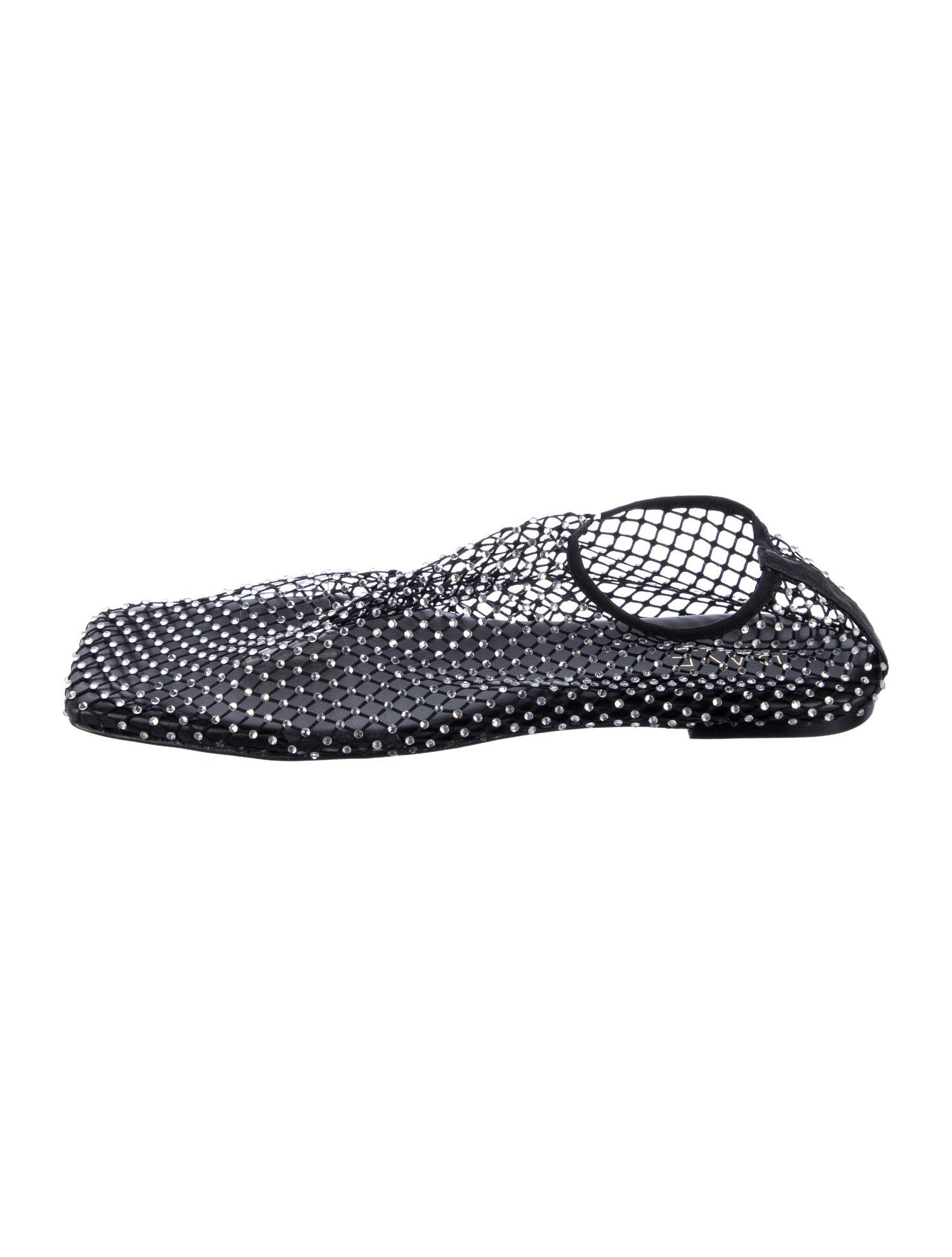 Raye Patterned Crystal Embellishments Flats