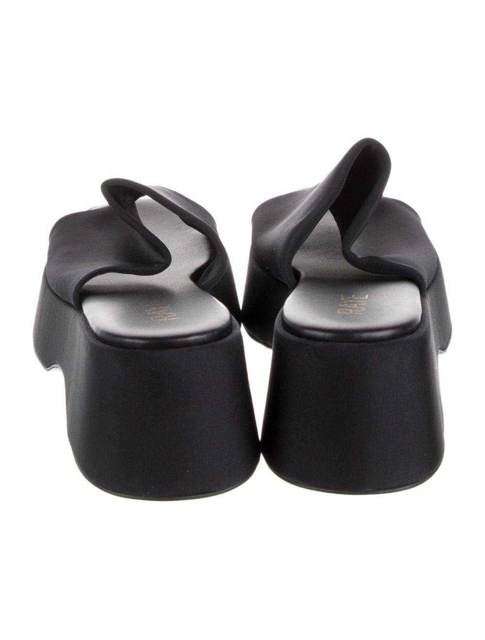 Raye Leather Slides Black Platform - image 4