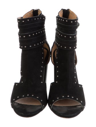 Raye Suede T-Strap Pumps