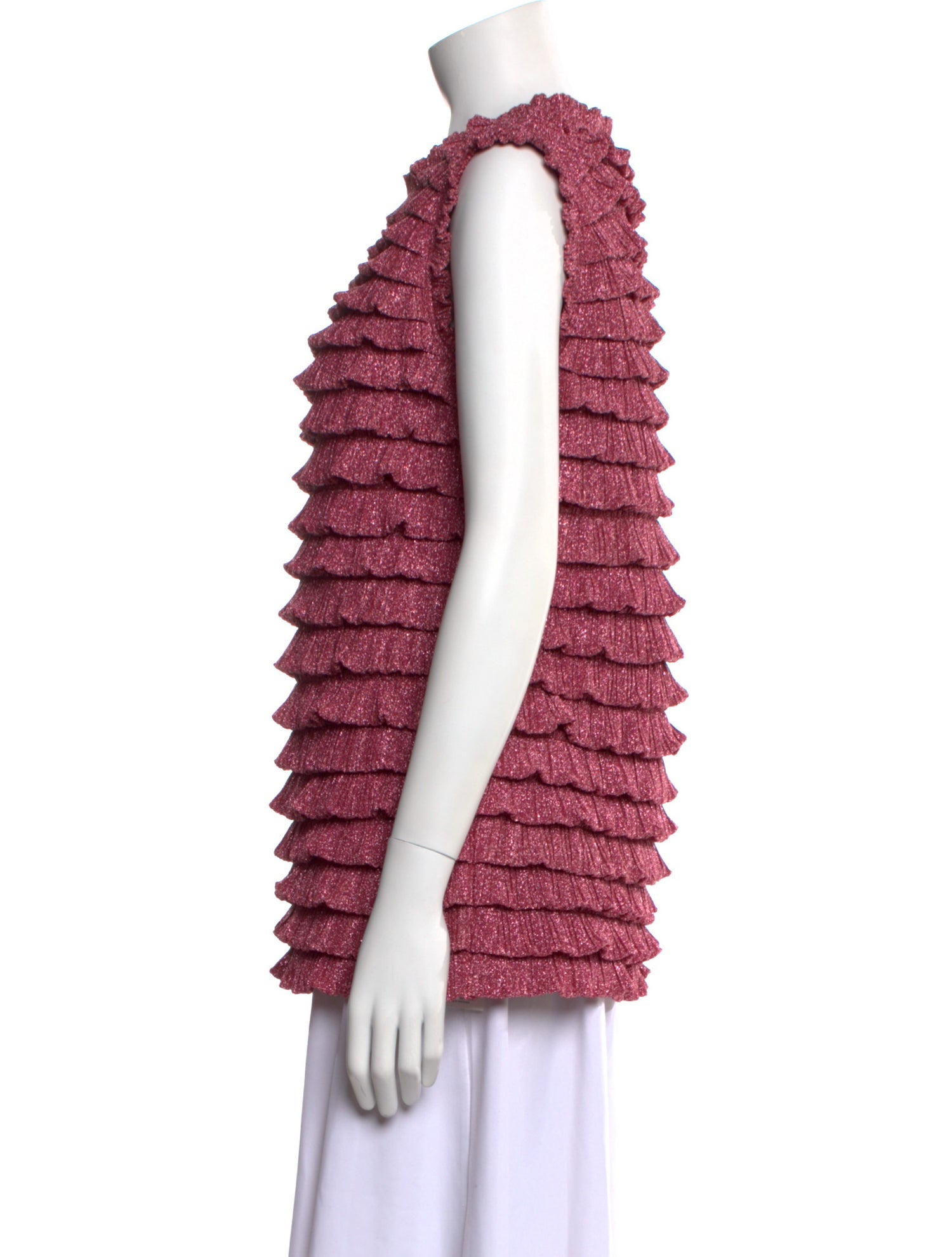 Ryan Lo Striped Crew Neck Top