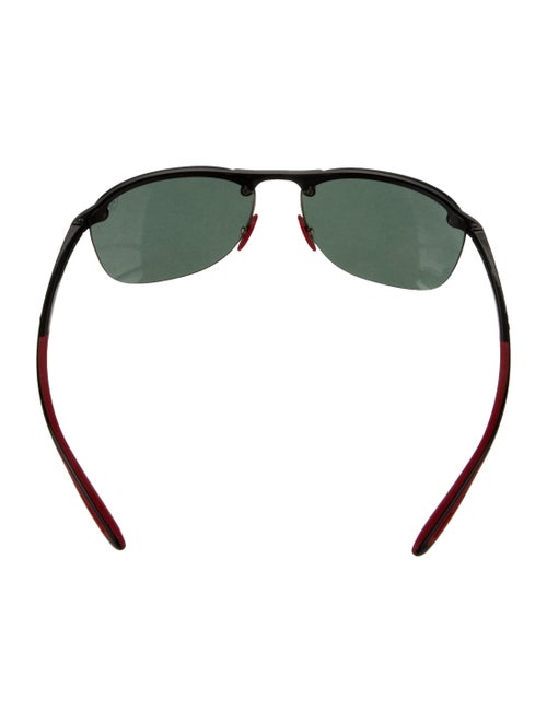 Ray Ban x Scuderia Ferrari Round Tinted Sunglasses