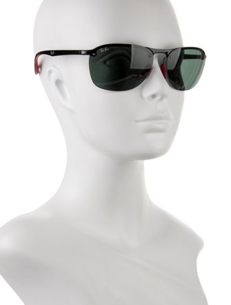 Ray Ban x Scuderia Ferrari Round Tinted Sunglasses