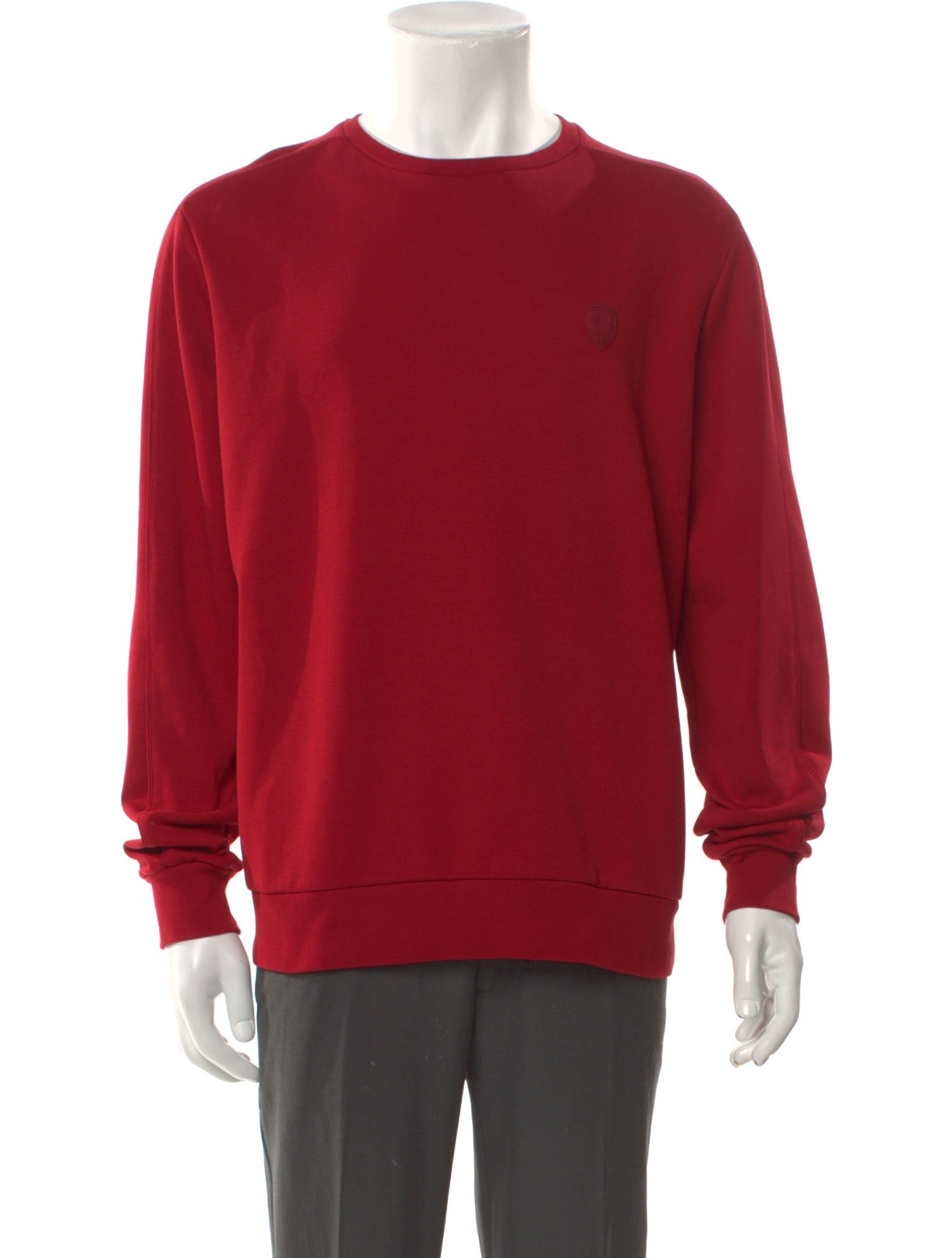 Ferrari Crew Neck Long Sleeve Pullover