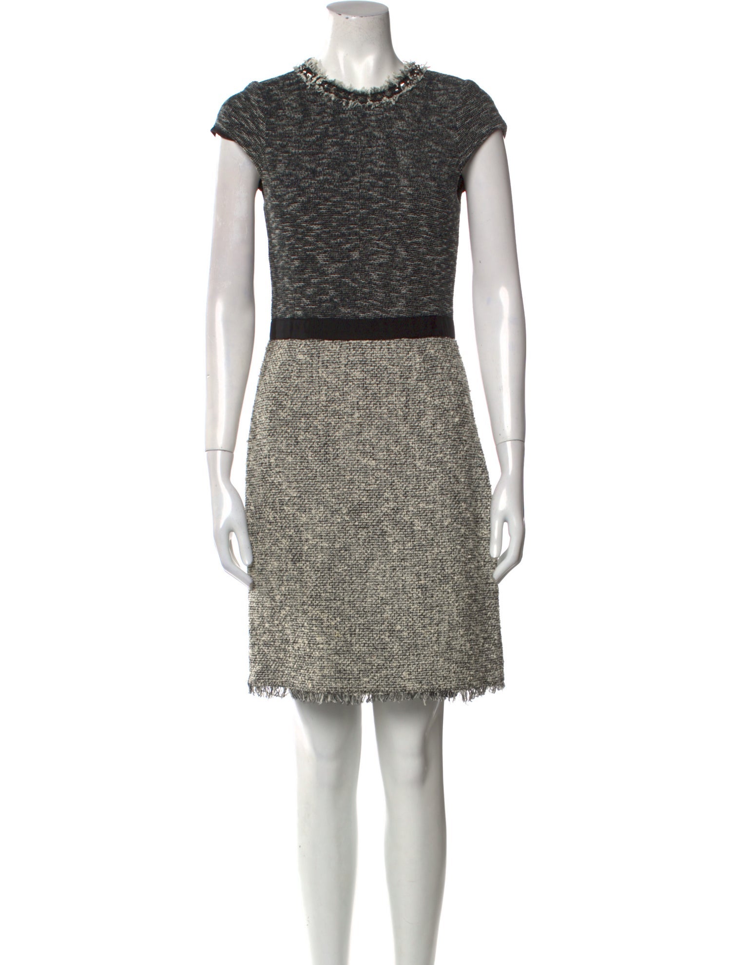 Rebecca Taylor Tweed Pattern Mini Dress
