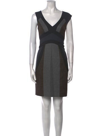 Rebecca Taylor Dresses Colorblock Pattern Mini Dress US 0 | XS