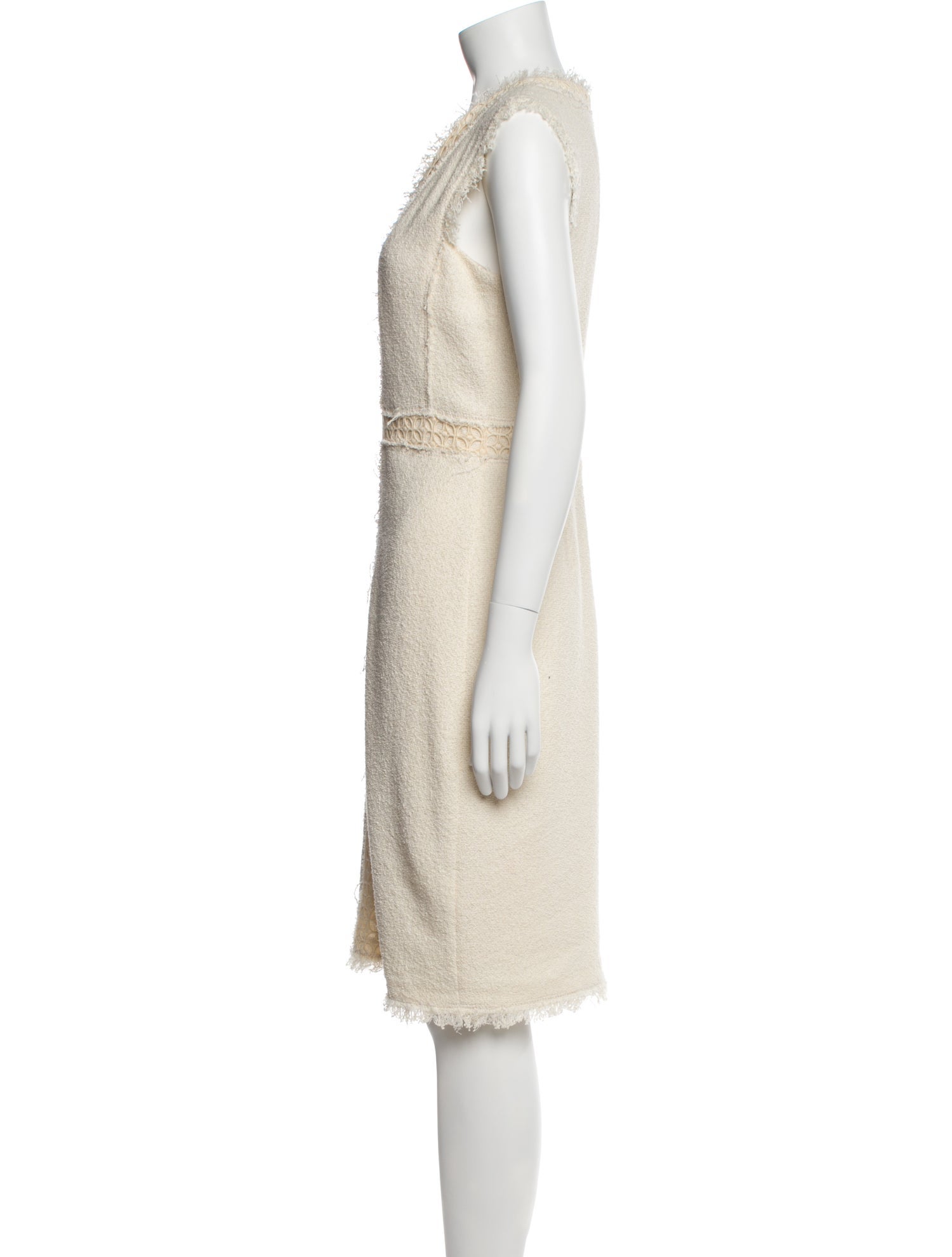 Rebecca Taylor V-Neck Knee-Length Dress